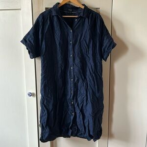 J. Crew Baird McNutt linen shirt dress